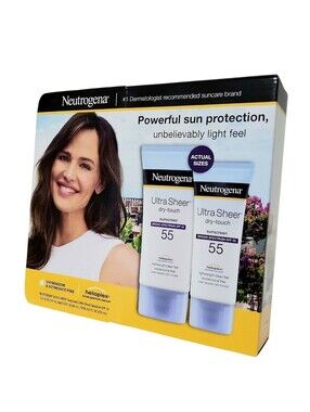 Neutrogena Ultra Sheer Dry-Touch Broad Spectrum SPF 55 Sunscreen 5 + 3oz 2-Pack